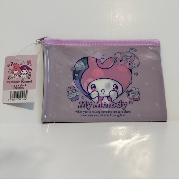 Kuromi Black and Purple Pouch - Picture 2 of 9